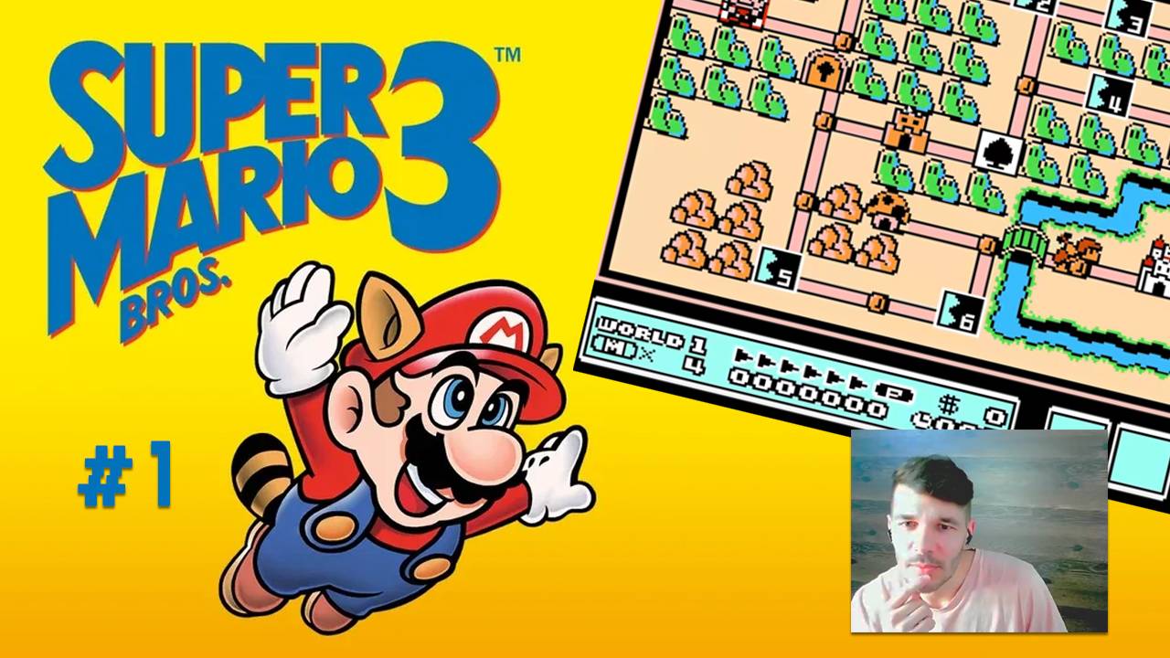 SUPER MARIO BROS. 3 #1 Прохождение первых 3 миров! 🌍✨