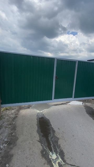 Изготовление и установка откатных промышленных ворот #chorts смотреть онлайн