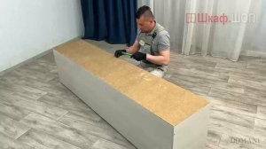 Модульная спальня Ричард. Пенал РШ-21, сборка ШкафШоп