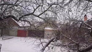 Снежок выпал сегодня ☃ Херсон. Утро