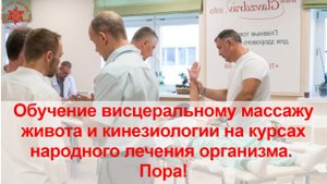 Обучение висцеральному массажу живота и кинезиологии на курсах народного лечения организма. Пора!