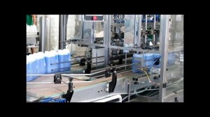 Автоматическая линия розлива тосола в 3-5 л. ПЭТ тару. Производитель ООО «БЛС Инжиниринг».