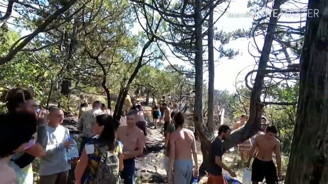 Туристы тушат пожар в утришском заповеднике летом 2019 года смотреть онлайн