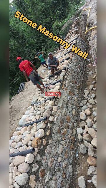 PCC & Construction of Stone Masonry Wall Narayanghat Butwal Highway Project #civiltop смотреть онлайн