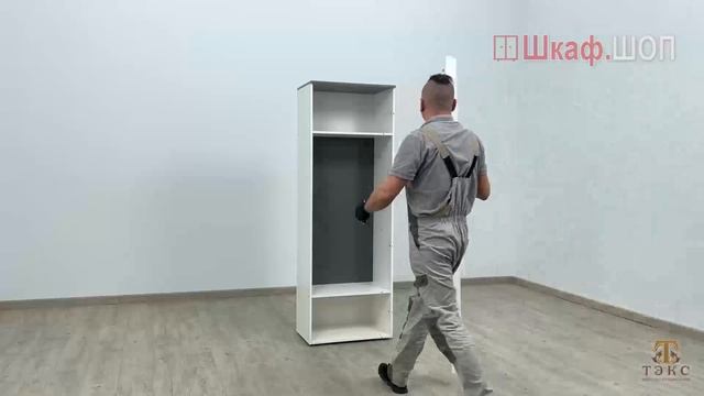 Гостиная Таормина. Пенал-витрина, сборка ШкафШоп смотреть онлайн