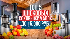 Лучшие шнековые соковыжималки 2025. Вертикальные соковыжималки до 15 тысяч рублей.