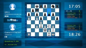 Chess Game Analysis: Guest37778797 - EPG1 : 1-0 (By ChessFriends.com)