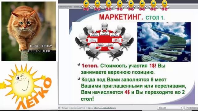 Цель вижу, в себя верю! Презентация Легко Заработок в интернет смотреть онлайн
