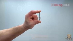 Прихожая Денвер. Пенал с зеркалом, сборка ШкафШоп