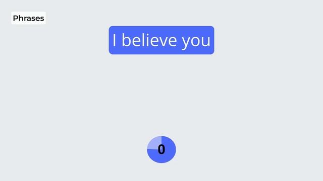 I believe you / Быстрый способ изучения английских фраз на ходу #englishlearning #английскийучим смотреть онлайн