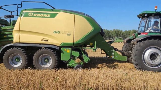трактор АгроАполло 200л.с. и крупнопакующий пресс Krone Big Pack 1270