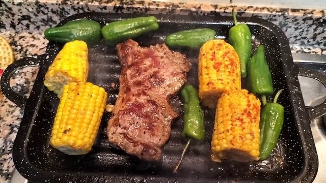 Noche de Entrecots en casa.Sirloin .Стейк вечеринка смотреть онлайн