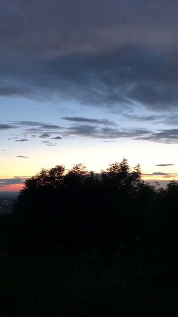 Закат на КМВ, вид со стороны горы Бештау смотреть онлайн