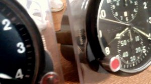 Звук работы авиационных часов АЧС 1 и технических часов ЧС 123