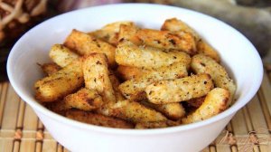 Чесночные сухарики