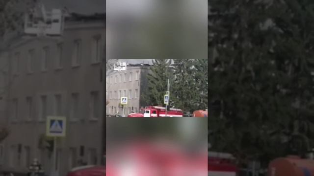 Ишим апрель 2022. Пожар в торговом центре "Гагаринский"