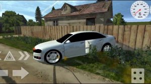 обзор карты русская деревня в simple car crash