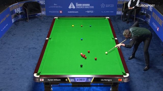 CENTURY TO END IT!  | Kyren Wilson vs Liu Hongyu | 2024 Saudi Arabia Masters