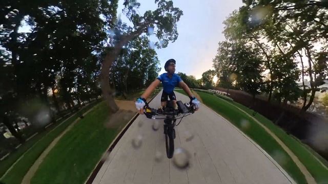 Велобонус №18. Первый выезд с Insta360x3 смотреть онлайн