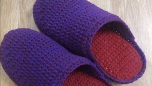 ЖЕНСКИЕ ТАПОЧКИ НА ПОДОШВЕ КРЮЧКОМ.