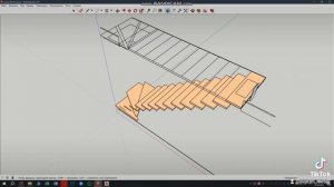 Лестница из металла I Проект лестницы I Спроектировать лестницу I Скейчап I SketchUp I Гомель