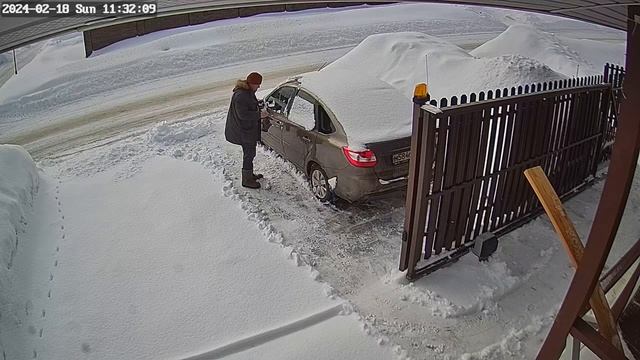 Снег на 18 февраля. Нормальная скорость