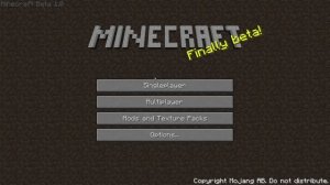 MINECRAFT BETA 1.0 SURVIVAL)