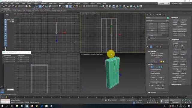 3DS MAX_HOW TO MAKE SIMPLE BOOK SHELF