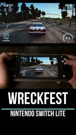 Wreckfest Nintendo Switch Lite Gameplay