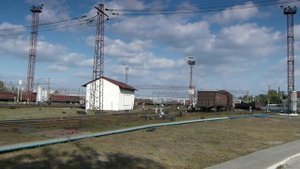 Отцепы на сортировочной горке  вагонный замедлитель