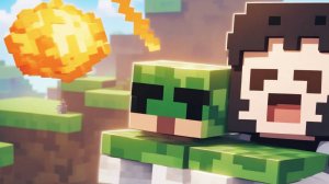 Осматриваем наш дом и причал издали в Minecraft! 🏡🌊