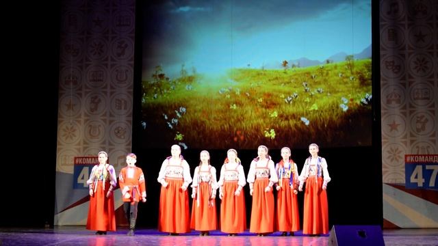 Образцовый ансамбль русской песни "Веснушки"- "Ах, поле, поле, поле"
