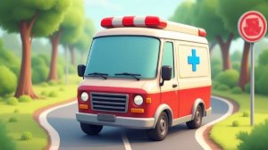 Мультфильм Храбрая машинка Айка. Мультик про скорую помощь