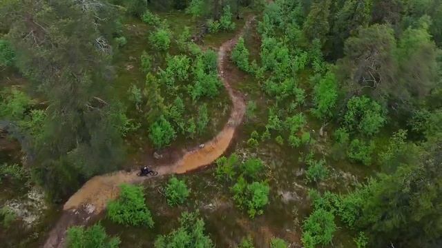 Сопка у парк-отеля Русь l велоспуск