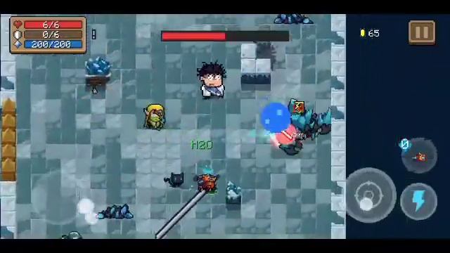 Ага да ИГРАЕМ В Soul Knight!!!  Нашел забагованую цену на пушку Граундвотер