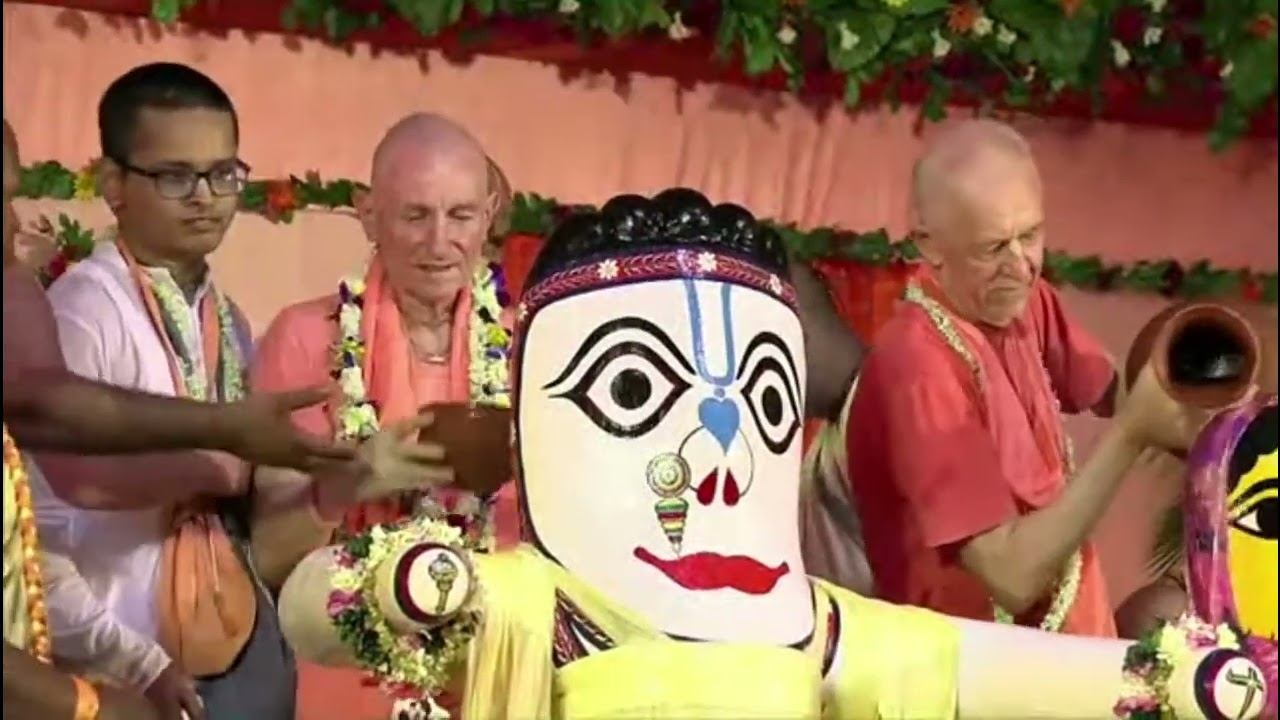 BVV Nrisimha Maharaj - Rajapur Jagannath Snan Yatra Sri Dham Mayapur   June 14, 2022