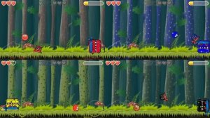 TOMATO BALL vs CLASSIC BALL vs BLACK BALL vs BASKET BALL Battle in Deep Forest with SPONGEBOB BOSSE