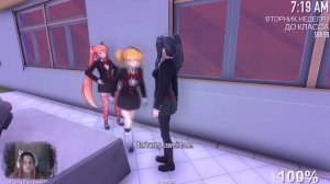Yandere Simulator. Подружилась с Осаной!