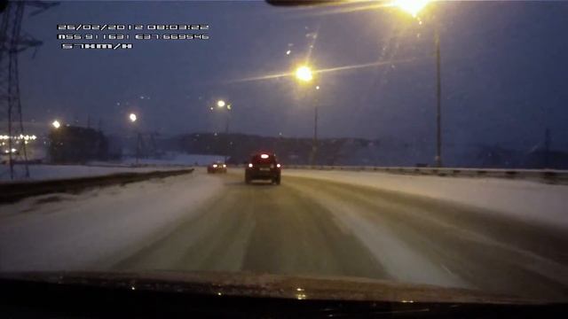 Регистратор Каркам Q4 Тест Снег смотреть онлайн