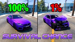 Реалистичные аварии с шансом на выживание #57 😱|BeamNG.Drive| Бименджи Драйв