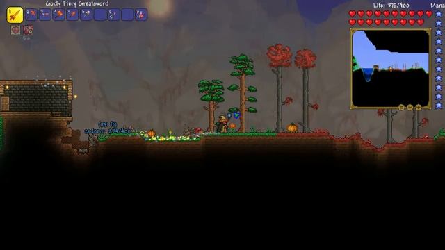 Прохождение Terraria#8 Выживаем и умираем  в хард моде как можем смотреть онлайн