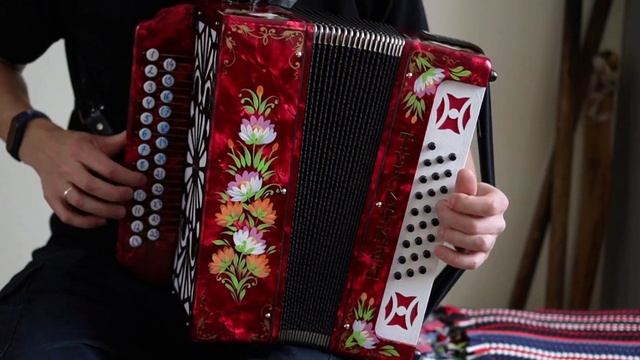 Разбор чувашской песни на гармони. Аннеҫӗм, ах, анне.