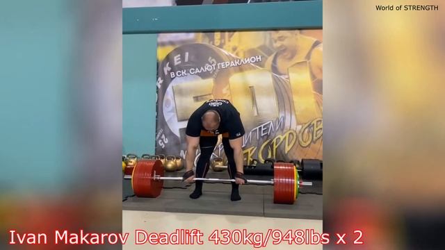 The Deadlift Monster Ivan Makarov - Deadlift 480kg/1058lbs