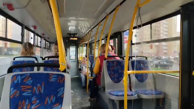 Поездка на новом троллейбусе УТТЗ-6241.01 "Горожанин" № 2288, маршрут 15