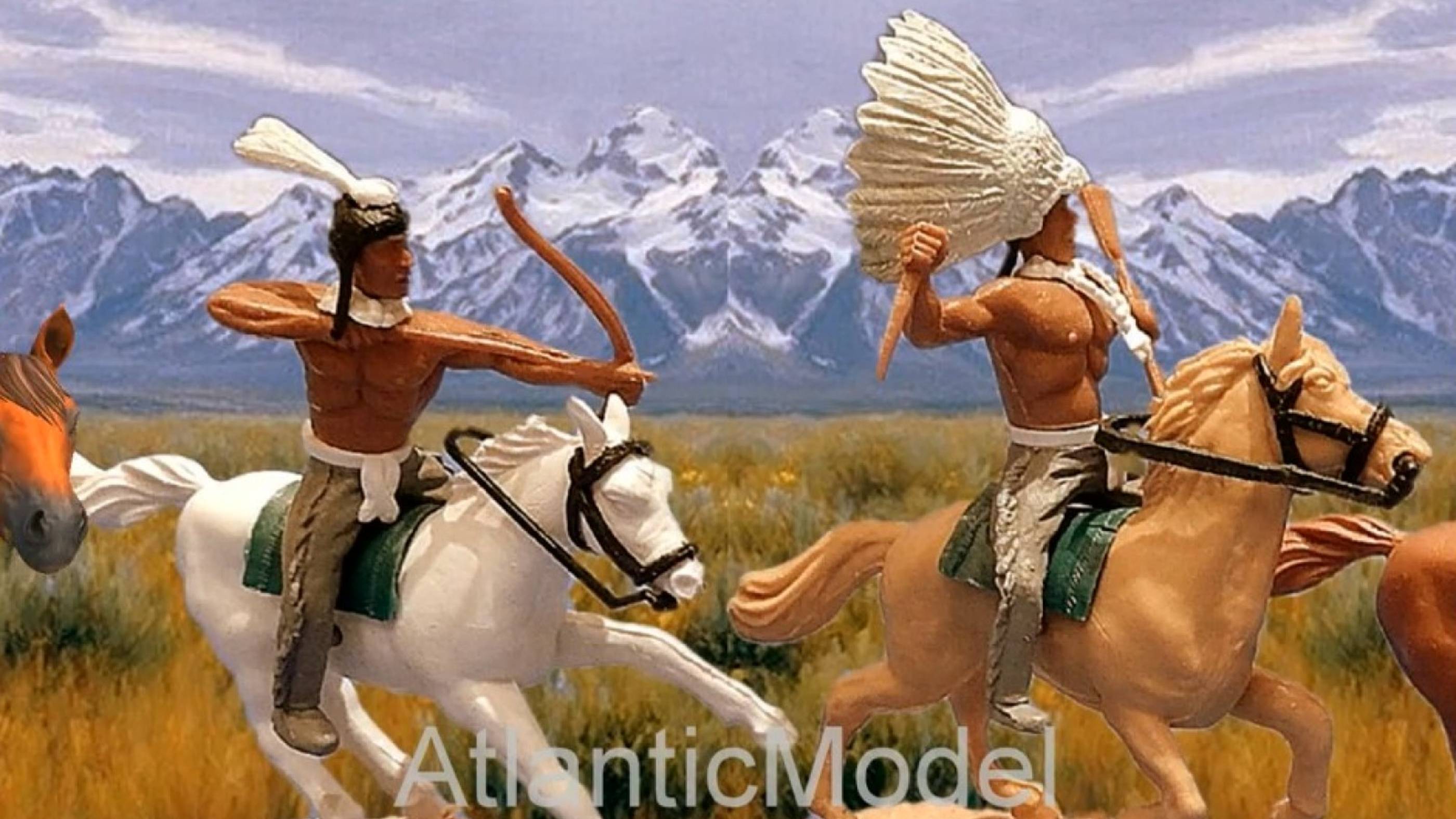 солдатики Timpo №6 индейцы конные 3 фигуры 3 позы смотреть онлайн