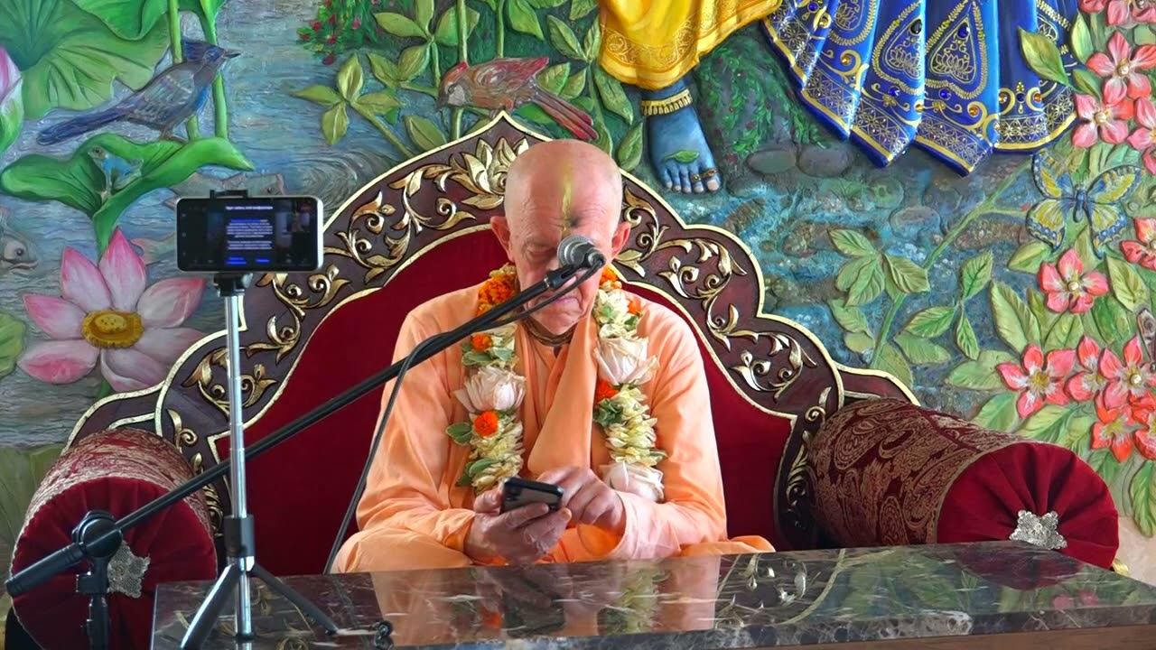 08.10.2023 - Воскресная программа (камера) - БГ 8.7 - Владивосток, храм Нью Джаганнатха Пури