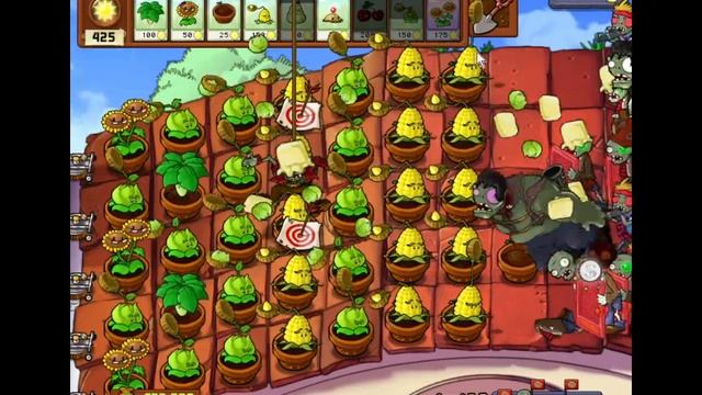 ГАРГАНТЮА НА КАЖДОМ УРОВНЕ  PvZ Hard Mod от Мэникса: ПРОХОЖДЕНИЕ 6