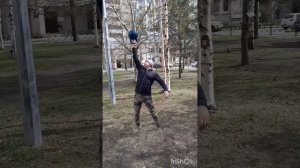 Комбинированная тренировка с гирей !!! 💪💪💪