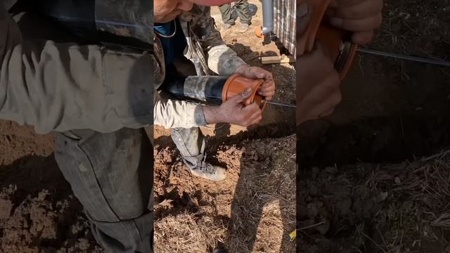 Монтаж септика из металла в Нижней Тавде #100domov72  #монтажсептика