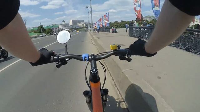 Велопрогулка в день матча Германия-Мексика.  Bicycle trip in match day Germany-Mexico.